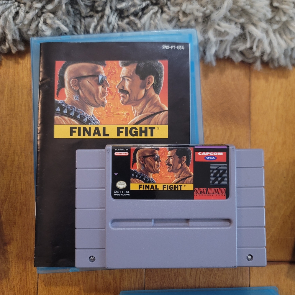 Final Fight Game Cartridge - Gray